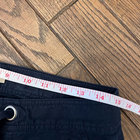 Banana Republic flowy navy linen blend drawstring pants - Picture 10 of 10